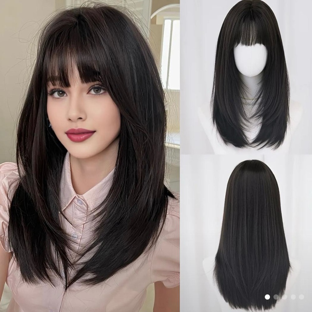 Dark brown Women's Wig